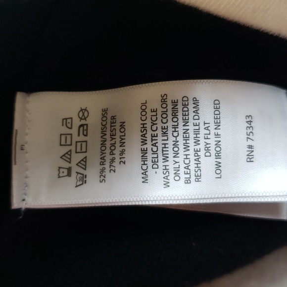 Adrienne Vittadini Women's Small Black & White Cardigan - Picture 10 of 11